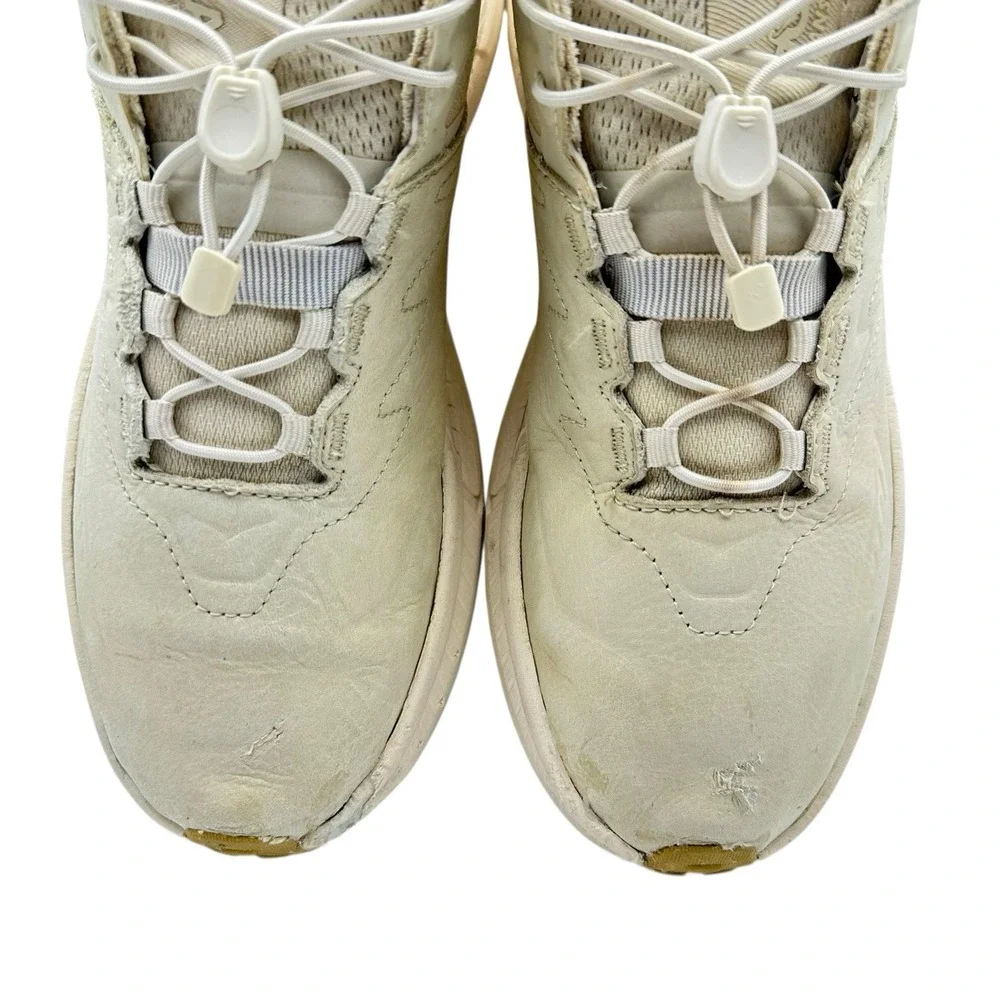 Womens 8 B - HOKA Transport‎ Chukka GTX Hiking Shoes - Oat Milk/Alabaster
